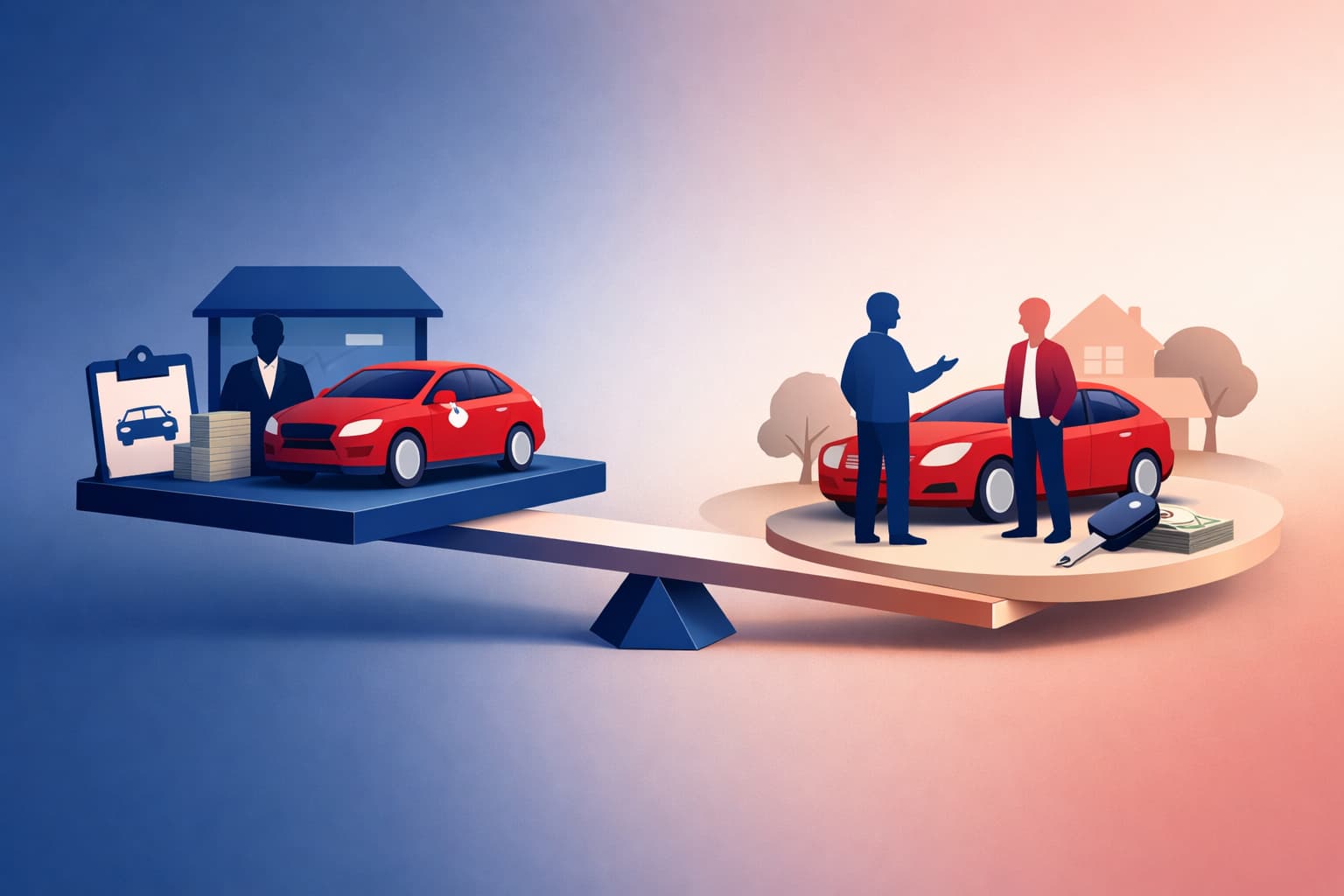 Vendre voiture à un marchand vs particulier : que choisir ?