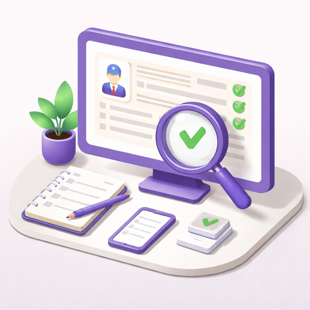 Illustration pour "Comment faire une vérification SIRET artisan de façon utile"
